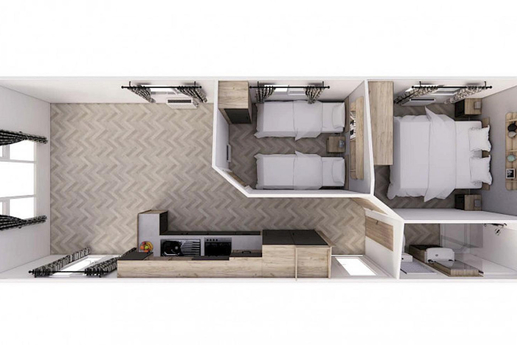Chalet met staanplaats Tempelhof