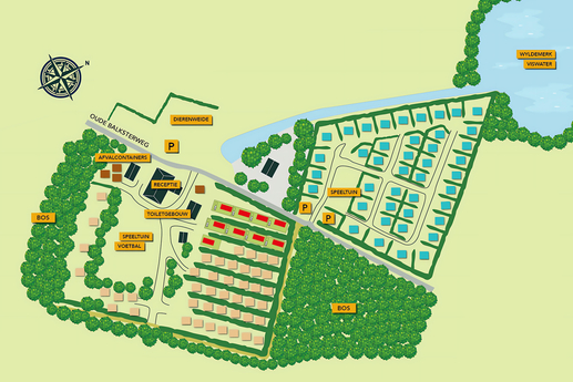Chalet op Camping Zonneheuvel